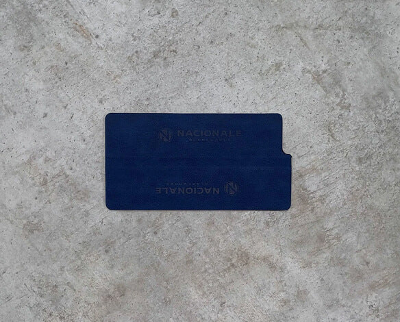 190mm Magnetic Knife Guard. Denim Blue